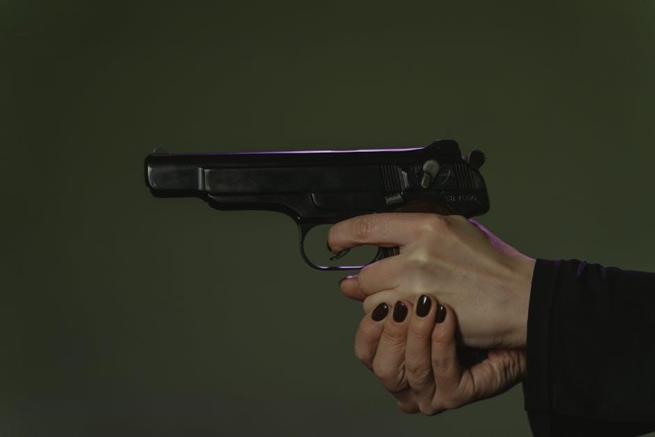 9mm pistol with manual safety