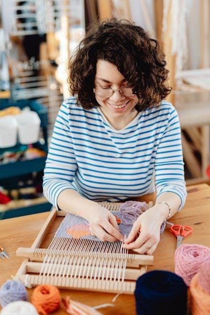 easy steps weaving loom instructions